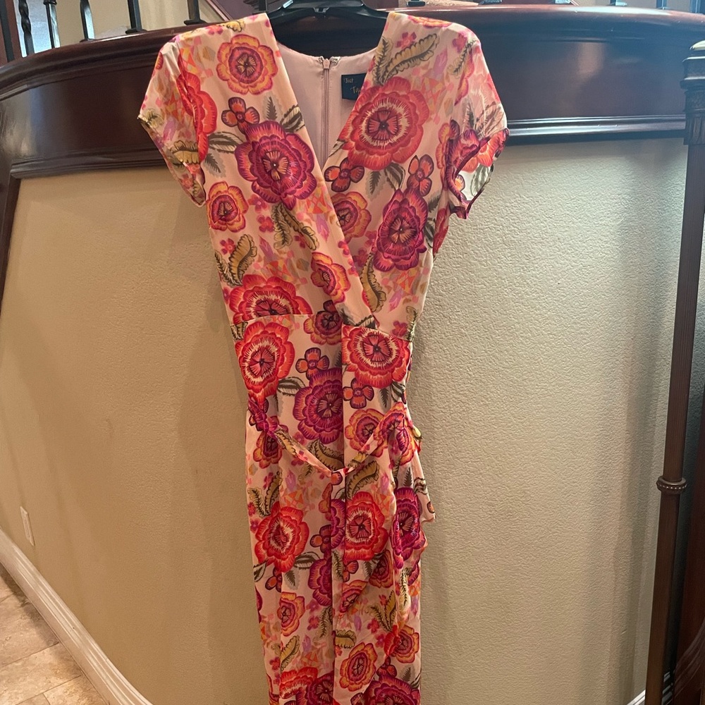 Just Taylor pink maxi dress